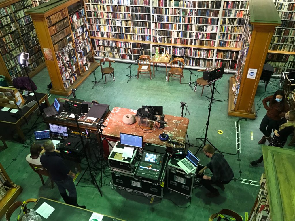 Setting Up for The Spaces and Places of Fairytales @ Literary and Philosophical Society, Newcastle © Corrie Livesey Setting Up for The Spaces and Places of Fairytales @ Literary and Philosophical Society, Newcastle © Corrie Livesey